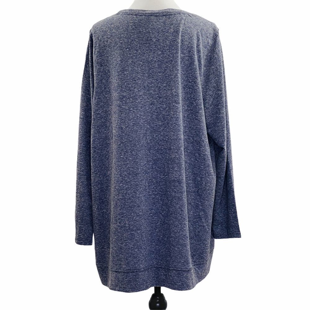 Style & Co Sparkle Snowflake Sweatshirt 3x Nwt - Picture 4 of 12